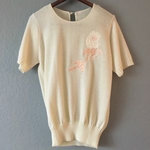 Vintage knit top
